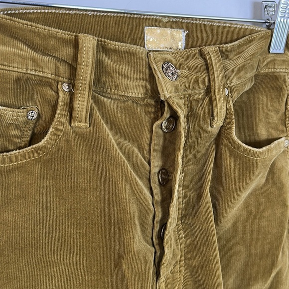 Mother The Tomcat Ankle Jean Hopscotch Tapenade Corduroy Sz 26 - Picture 4 of 14